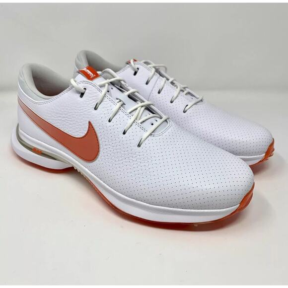Nike Air Zoom Victory Tour 3 Golf Shoes White Orange Men\'s Size 6 FQ3273-102